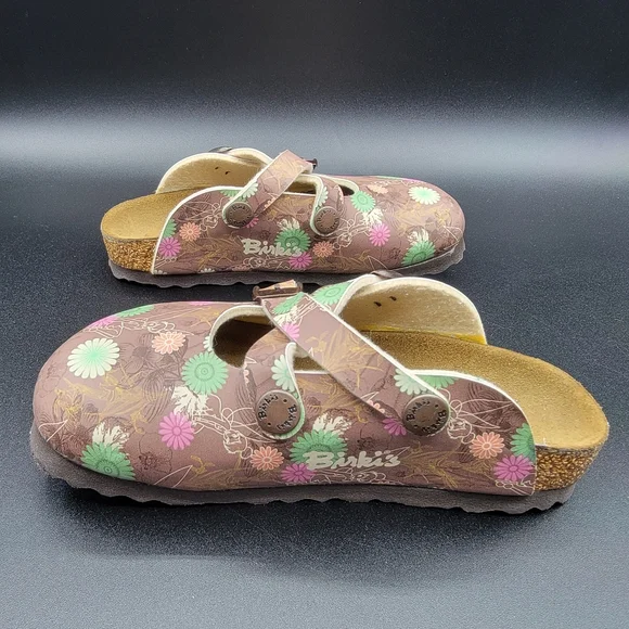 Birkenstocks Birki's Dorian Disney Tinkerbell Toddler's Shoe Size 9C Brown Green